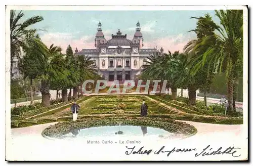 Cartes postales Monte Carlo Le Casino