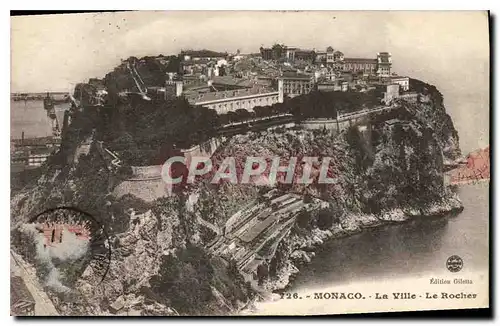 Cartes postales Monaco La Ville Le Rocher