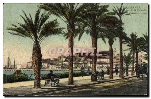 Cartes postales Cannes Croisette et le Mont Chevalier