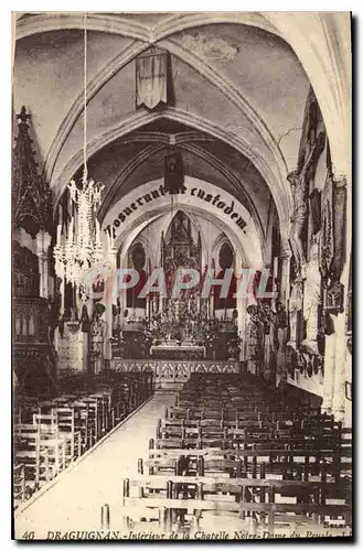 Cartes postales Draguignan Interieur de la Chapelle Notre Dame du Peuple
