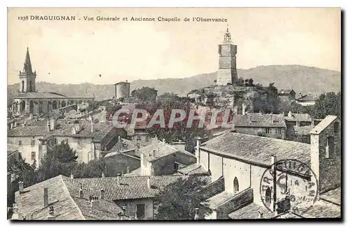 Ansichtskarte AK Draguignan Vue Generale et Ancienne Chapelle de l'Observance