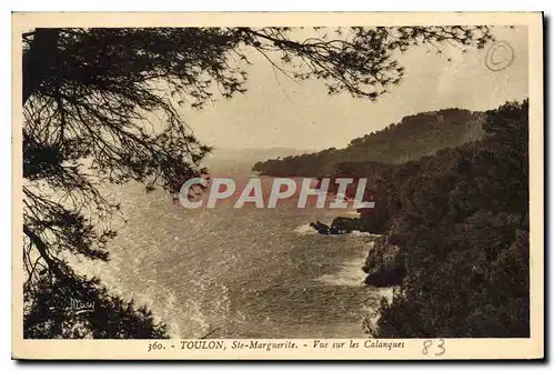 Ansichtskarte AK Toulon Ste Marguerite Vue sur les Calanques