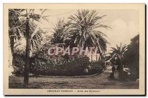 Cartes postales Chateu Cordion Allee des Palmiers