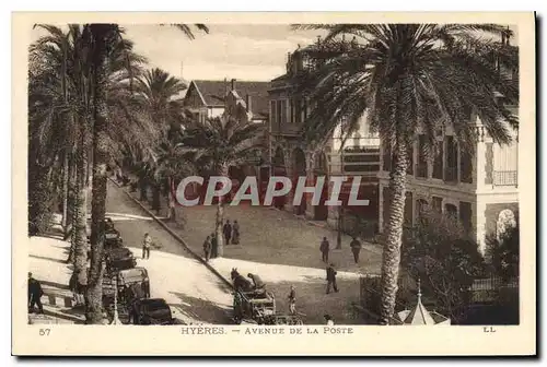 Cartes postales Hyeres Avenue de la Poste