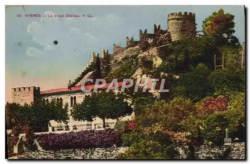 Cartes postales Hyeres Le Vieux Chateu