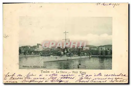Cartes postales Toulon La Darse Petit Rang Bateau