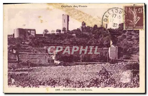 Cartes postales Capitale des Fleurs Ollioules Les Ruines