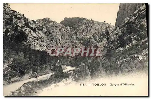 Cartes postales Toulon Gorges d'Ollioules