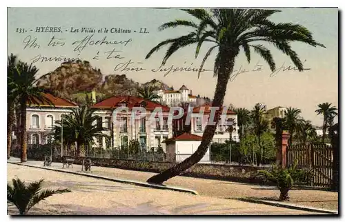 Cartes postales Hyeres Les Villas et le Chateau