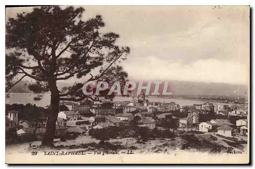 Cartes postales Saint Raphael Vue generale