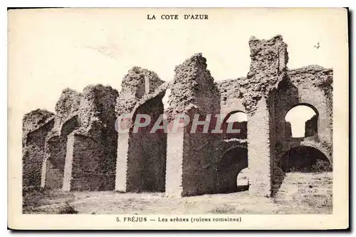 Ansichtskarte AK La Cote d'Azur Frejus Les arenes ruines romaines