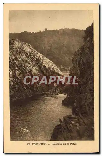 Cartes postales Port Cros Calanque de la Palud