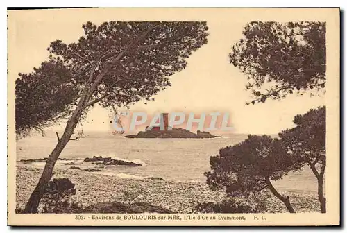 Cartes postales Envrions de Boulouris sur Mer l'Ille d'Or au Drammont