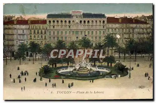 Cartes postales Toulon Place de la Liberte