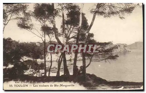 Cartes postales Toulon Les rochers de Ste Marguerite