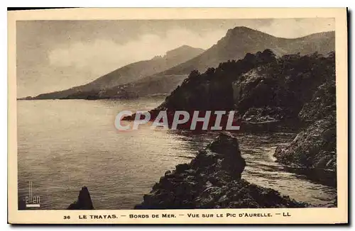 Cartes postales Le Trayas Bords de Mer Vue sur le Pic d'Aurelle