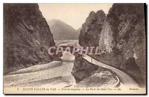 Cartes postales Haute Vallee du Var Pont de Gueydan La Porte de Haut Var