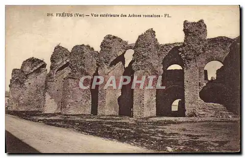 Ansichtskarte AK Frejus Var Vue exterieure des Arenes romaines