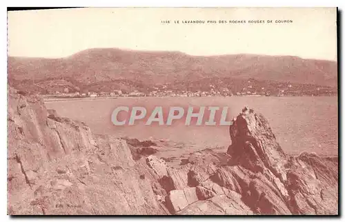 Cartes postales Le Lavandou pris des Roches Rouges de Gouron