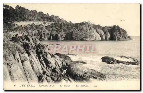 Cartes postales l'Esterel Corniche d'Or Le Trayas Les Rochers