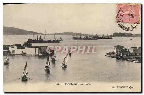 Ansichtskarte AK Toulon La Darse Bateaux