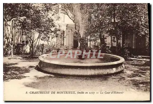 Cartes postales Chartreuse de Montrieux La Cour d'Honneur