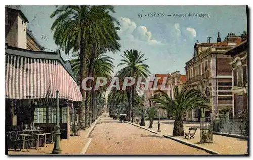 Cartes postales Hyeres Avenue de Belgique