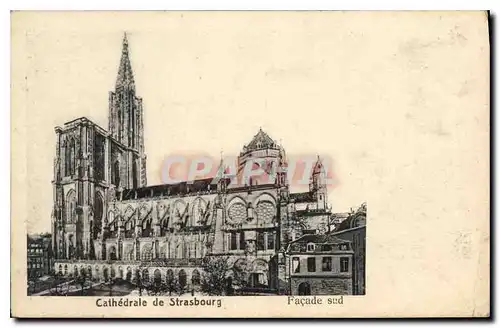 Cartes postales Cathedrale de Strasbourg Facade sud