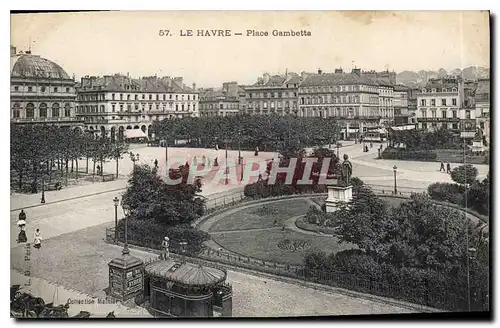 Cartes postales Le Havre Place Gambetta