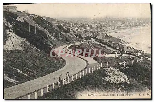 Cartes postales Havre Boulevard Felix Faure