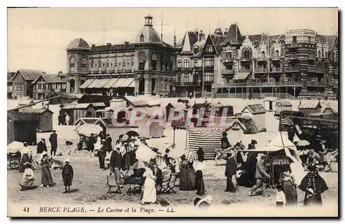 Cartes postales Berck Plage Le Casino et la Plage