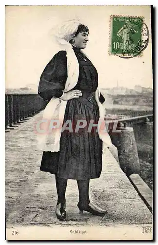 Cartes postales Sablaise Folklore