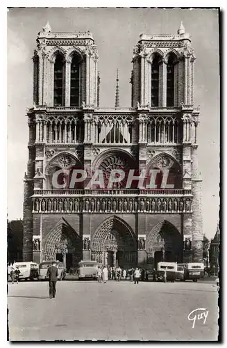 Ansichtskarte AK Paris et Ses Merveilles Facade de la cathedrale Notre Dame