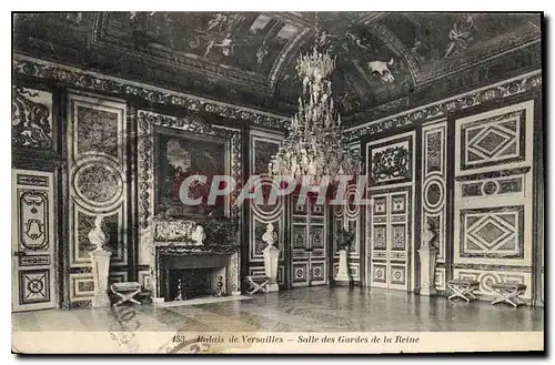 Cartes postales Palais de Versailles Salle des Gardes de la Reine