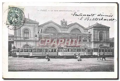 Cartes postales Paris La Gare Montparnasse