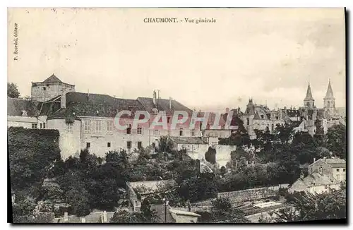 Cartes postales Chaumont Vue generale