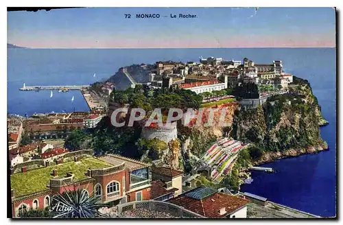 Cartes postales Monaco Le Rocher