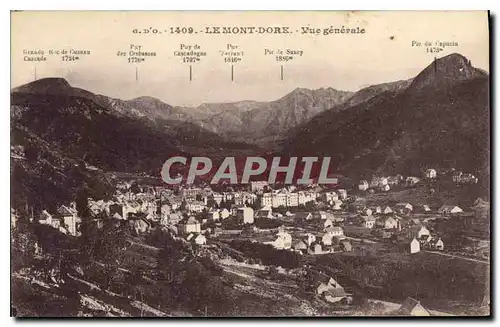 Cartes postales Le Mont Dore Vue generale