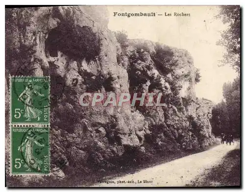 Cartes postales Fontgombault Les Rochers