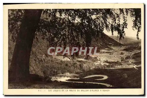 Cartes postales Les Lacets de la Route du Ballon d'Alsace a Sewen