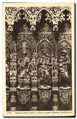 Cartes postales Auch Basique Sainte Marie Lechoeur Jephte Abraham Melchisedech