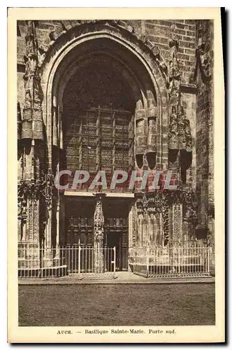 Ansichtskarte AK Auch Basilique Sainte Marie Porte sud