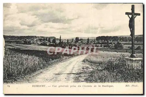 Cartes postales Domremy Vue generale prise du Chemin de la Basilique