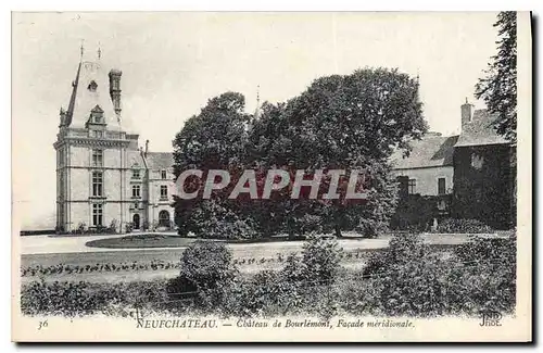 Ansichtskarte AK Nuefchateau Chateau de Bourlemont Facade meridionale