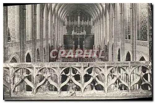Ansichtskarte AK Albi Interieur de la Cathedrale Orgue