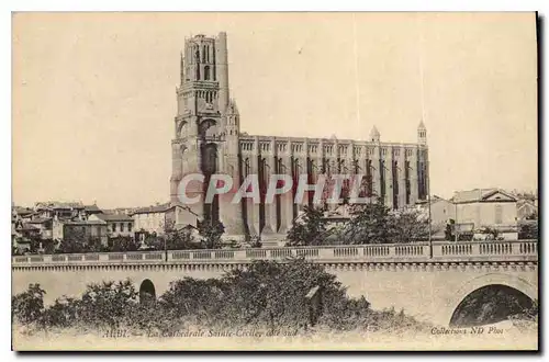 Ansichtskarte AK Albi La Cathedrale Sainte Cecile cote sud