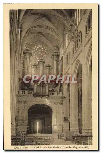 Cartes postales Auch Gers Cathedrale Ste Marie Grandes Orgues