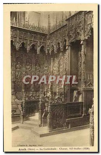 Cartes postales Auch Gers La Cathedrale Choeur 113 Stalles