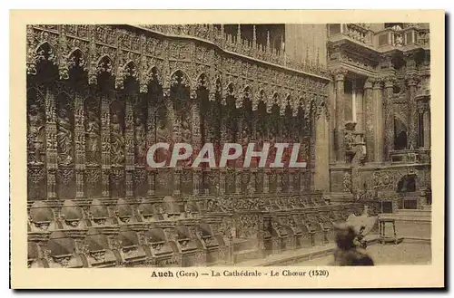 Cartes postales Auch Gers La Cathedrale Le Choeur
