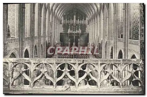 Cartes postales Albi Interieur de la Cathedrale Orgue